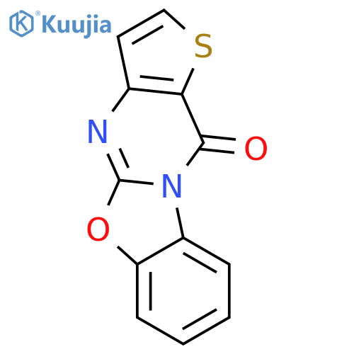 11H-Thieno[3',2':4,5]pyrimido[2,1-b]benzoxazol-11-one structure