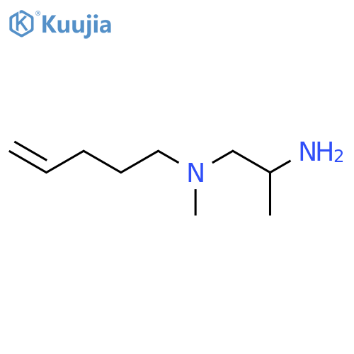 (2-aminopropyl)(methyl)(pent-4-en-1-yl)amine structure
