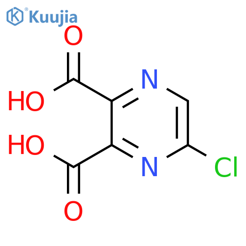 5-Chloropyrazine-2,3-dicarboxylic acid structure