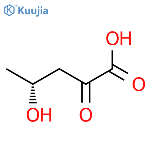 Pentanoic acid, 4-hydroxy-2-oxo-, (R)- structure