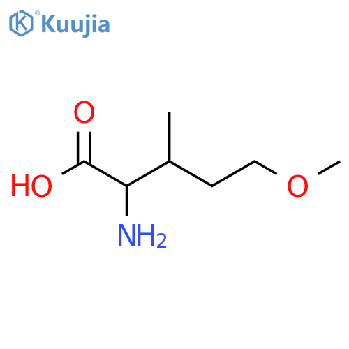 2-amino-5-methoxy-3-methylpentanoic acid structure