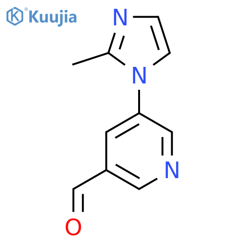 5-(2-Methyl-1H-imidazol-1-yl)pyridine-3-carbaldehyde structure