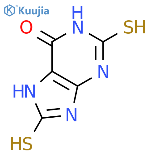 2,8-Dimercaptohypoxanthine structure