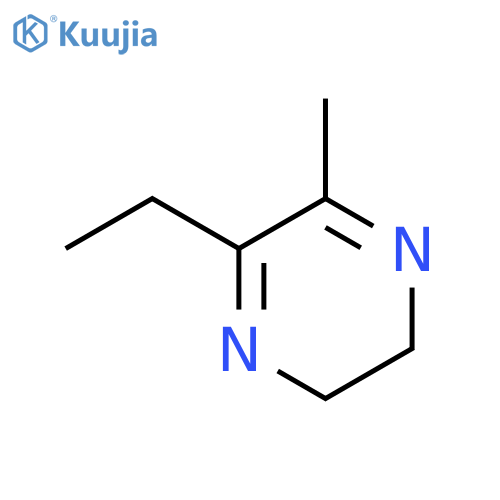 Pyrazine,2-ethyl-5,6-dihydro-3-methyl- structure
