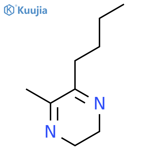 Pyrazine,2-butyl-5,6-dihydro-3-methyl- structure