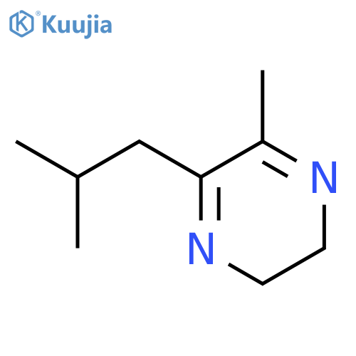 Pyrazine,2,3-dihydro-5-methyl-6-(2-methylpropyl)- structure
