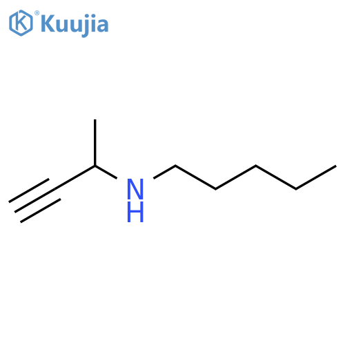 1-Pentanamine, N-(1-methyl-2-propyn-1-yl)- structure