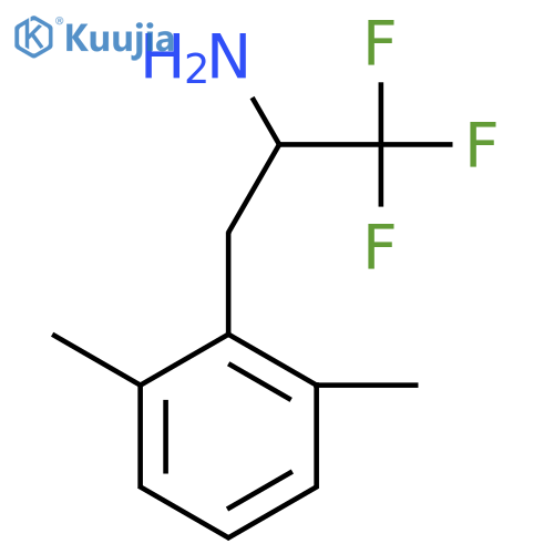 3-(2,6-dimethylphenyl)-1,1,1-trifluoropropan-2-amine structure