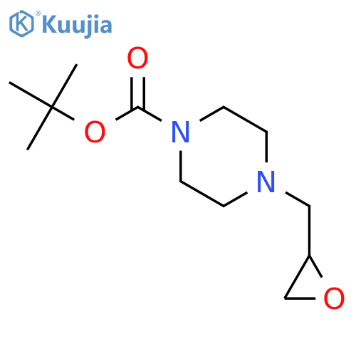 tert-butyl 4-[(oxiran-2-yl)methyl]piperazine-1-carboxylate structure