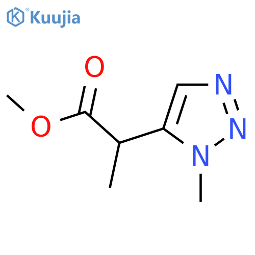 Methyl 2-(1-methyl-1H-1,2,3-triazol-5-yl)propanoate structure