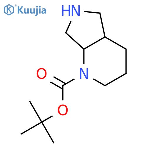 tert-butyl 2,3,4,4a,5,6,7,7a-octahydropyrrolo[3,4-b]pyridine-1-carboxylate structure