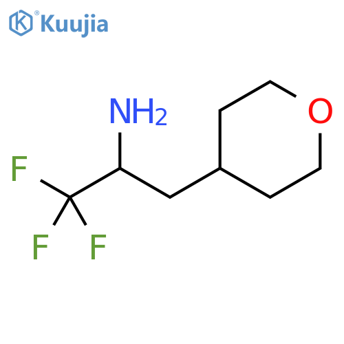 2H-Pyran-4-ethanamine, tetrahydro-α-(trifluoromethyl)- structure