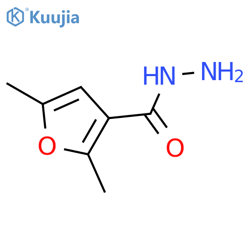 2,5-Dimethyl-3-furohydrazide structure