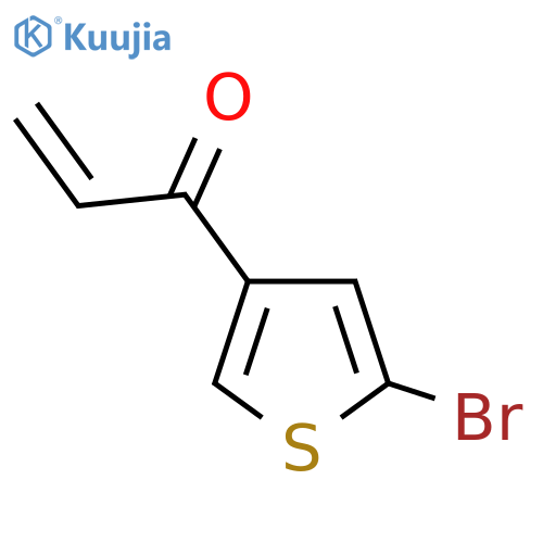 1-(5-bromothiophen-3-yl)prop-2-en-1-one structure