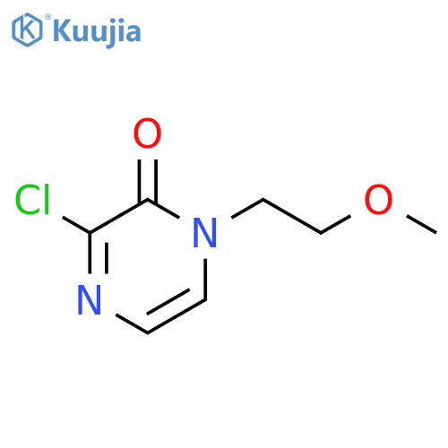 3-chloro-1-(2-methoxyethyl)pyrazin-2(1H)-one structure