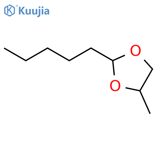 4-Methyl-2-pentyl-1,3-dioxolane structure