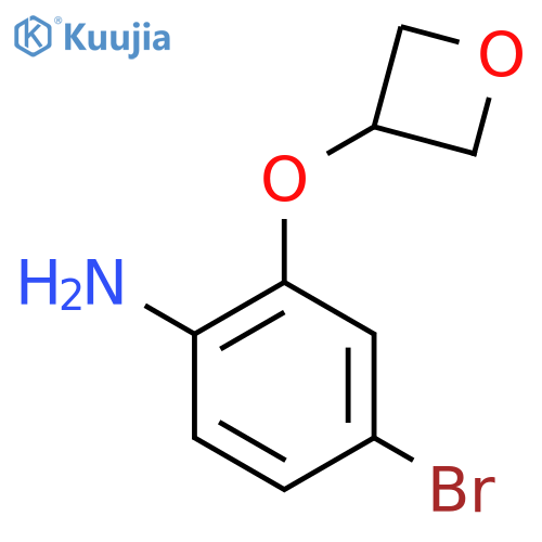 4-Bromo-2-(oxetan-3-yloxy)aniline structure