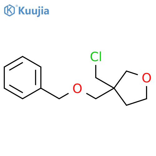 Furan, 3-(chloromethyl)tetrahydro-3-[(phenylmethoxy)methyl]- structure