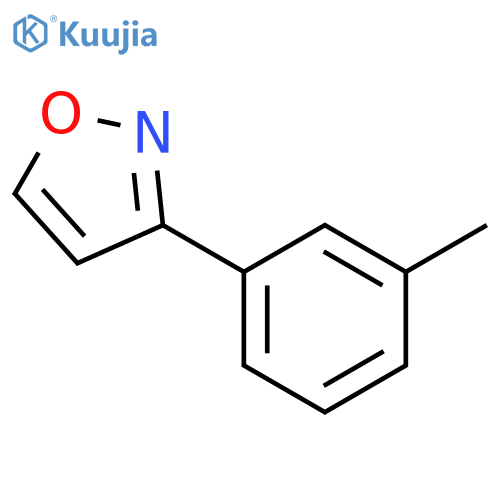 Isoxazole, 3-(3-methylphenyl)- structure
