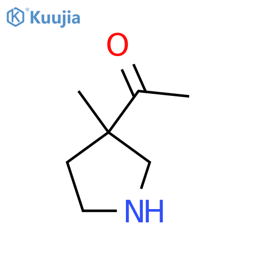1-(3-Methylpyrrolidin-3-yl)ethan-1-one structure