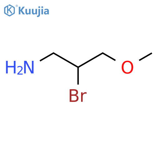 2-Bromo-3-methoxypropan-1-amine structure