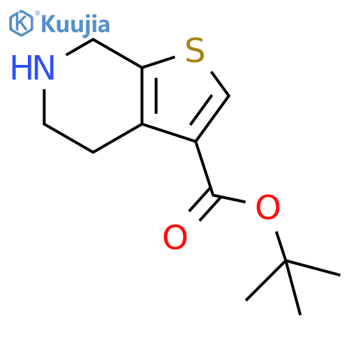 tert-butyl 4H,5H,6H,7H-thieno2,3-cpyridine-3-carboxylate structure