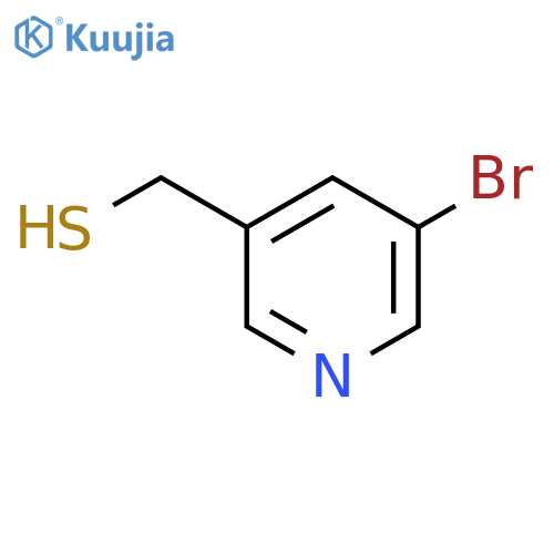 (5-bromopyridin-3-yl)methanethiol structure