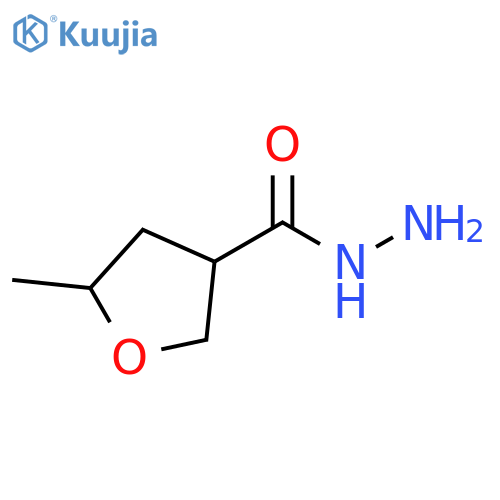 5-methyloxolane-3-carbohydrazide, Mixture of diastereomers structure