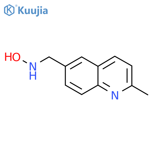 N-(2-methylquinolin-6-yl)methylhydroxylamine structure