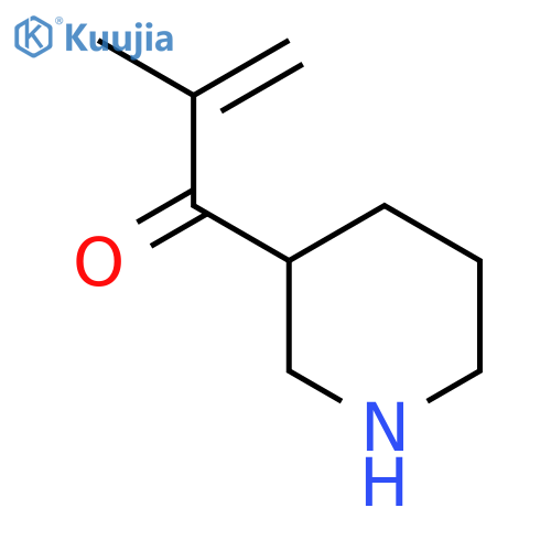 2-Methyl-1-(piperidin-3-yl)prop-2-en-1-one structure