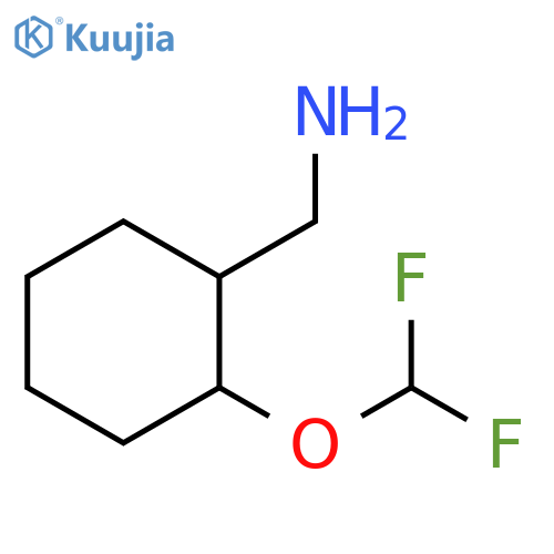 [2-(difluoromethoxy)cyclohexyl]methanamine structure