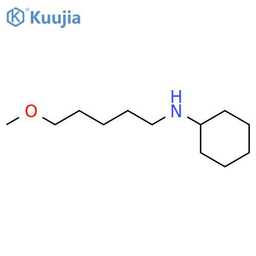 N-(5-methoxypentyl)cyclohexanamine structure