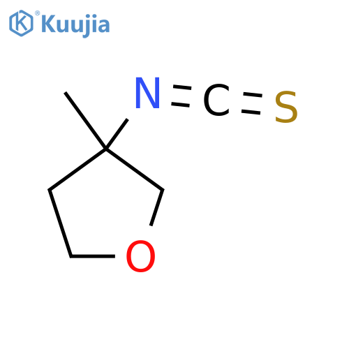 3-Isothiocyanato-3-methyloxolane structure