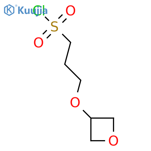 3-(oxetan-3-yloxy)propane-1-sulfonyl chloride structure