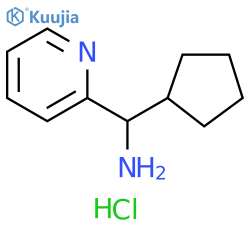 cyclopentyl(pyridin-2-yl)methanamine hydrochloride structure
