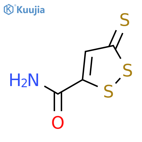 3H-1,2-Dithiole-5-carboxamide, 3-thioxo- structure