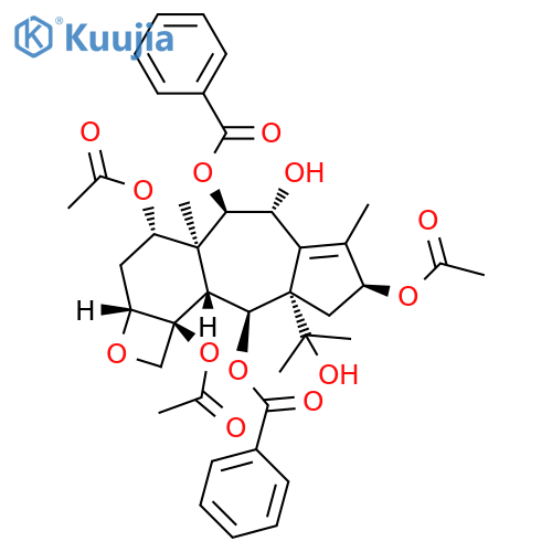 1H-Azuleno[5',6':3,4]benz[1,2-b]oxete-4,5,6,8,10,10b(2aH)-hexol,3,4,4a,5,6,8,9,9a,10,10a-decahydro-9a-(1-hydroxy-1-methylethyl)-4a,7-dimethyl-,4,8,10b-triacetate 5,10-dibenzoate, (2aR,4S,4aS,5R,6R,8S,9aS,10S,10aR,10bS)- structure