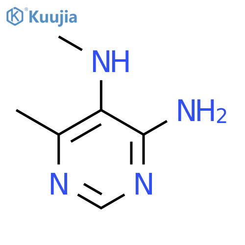 4,5-Pyrimidinediamine,N5,6-dimethyl- structure