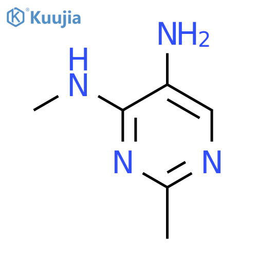 4,5-Pyrimidinediamine,N4,2-dimethyl- structure