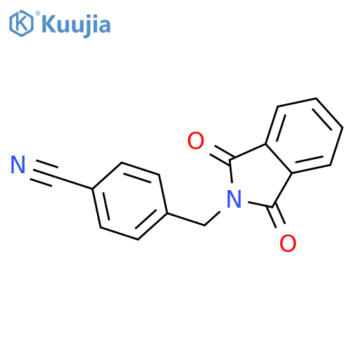4-(1,3-Dioxoisoindol-2-yl)methylbenzonitrile structure