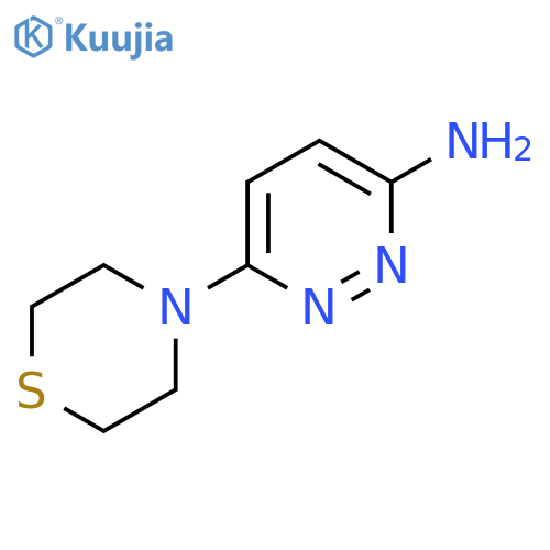 6-(Thiomorpholin-4-yl)pyridazin-3-amine structure