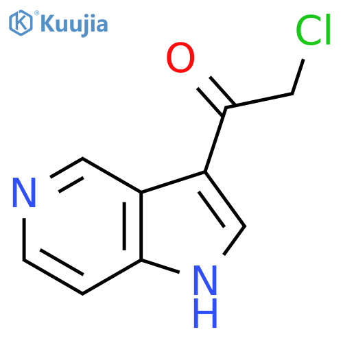 2-chloro-1-{1H-pyrrolo3,2-cpyridin-3-yl}ethan-1-one structure