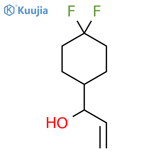 1-(4,4-Difluorocyclohexyl)prop-2-en-1-ol structure