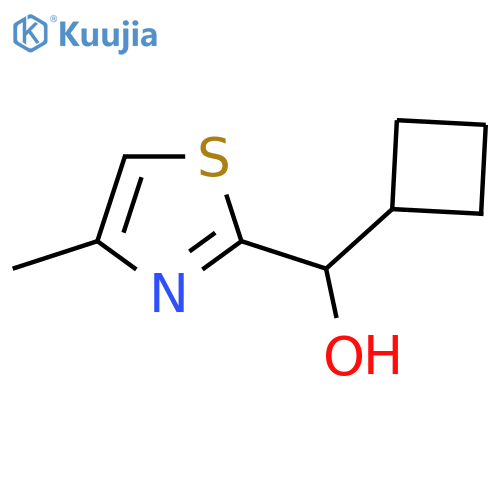 cyclobutyl(4-methyl-1,3-thiazol-2-yl)methanol structure