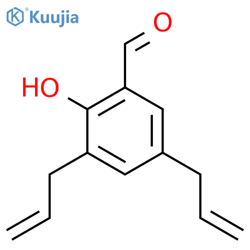 3,5-diallyl-2-hydroxy-benzaldehyde structure