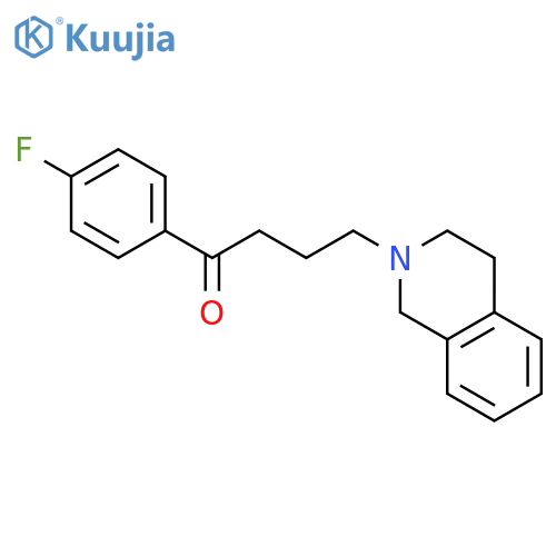 1-Butanone, 4-(3,4-dihydro-2(1H)-isoquinolinyl)-1-(4-fluorophenyl)- structure