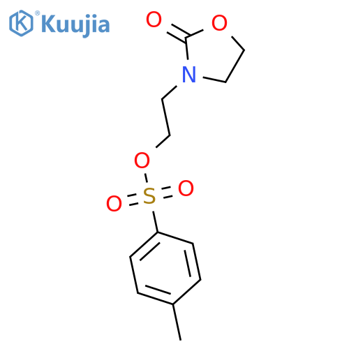 2-(2-Oxo-1,3-oxazolan-3-yl)ethyl 4-methylbenzenesulfonate structure