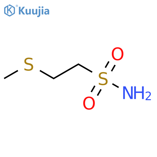 2-(methylsulfanyl)ethane-1-sulfonamide structure