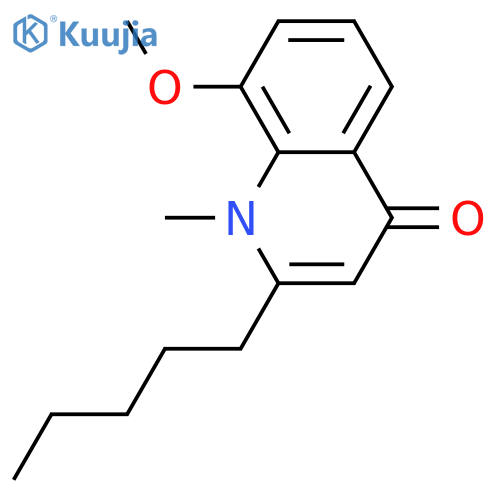 4-Hydroxy-2-pentylquinoline; NH-form, 8-Methoxy, N-Me structure