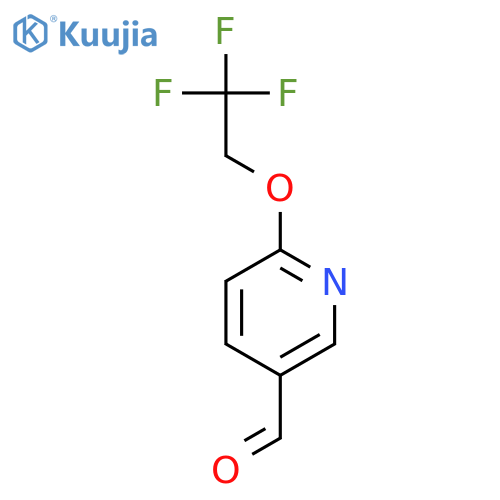 6-(2,2,2-trifluoroethoxy)pyridine-3-carbaldehyde structure